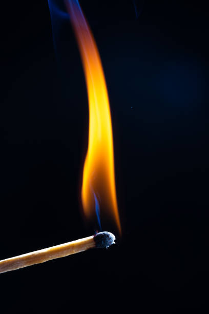 istock a wooden safety matchstick burning 1790675150