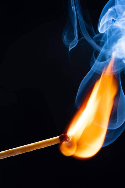 istock a wooden safety matchstick burning 1790675161