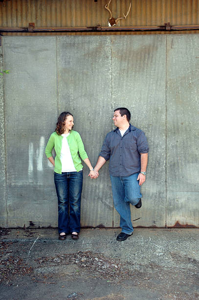 istock Young Engaged Couple Portraits 179067551