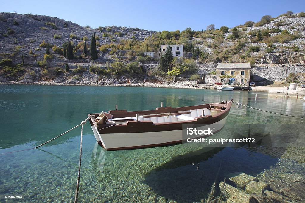 Altes Haus in bay - Lizenzfrei Fischen Stock-Foto