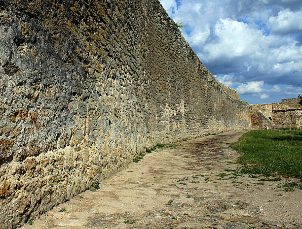 istock wall of fortress 179068183