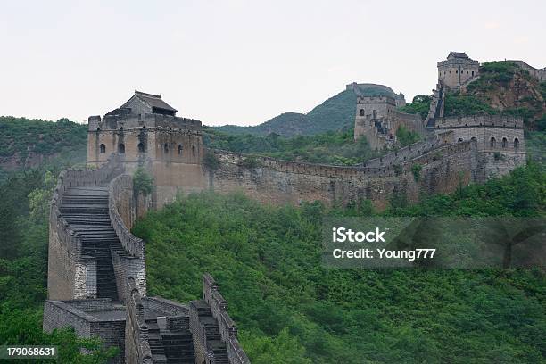 Gran Muralla China Foto de stock y más banco de imágenes de Aire libre - Aire libre, Antiguo, Arquitectura