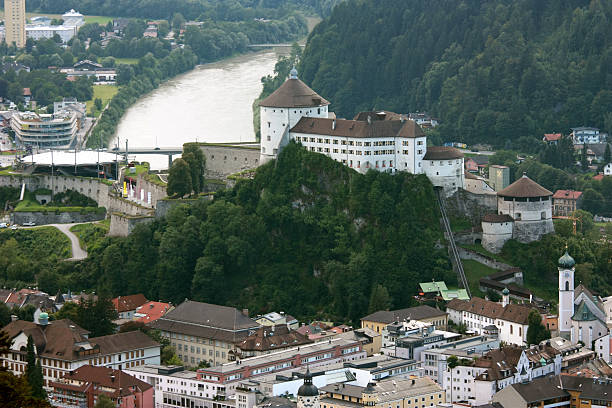 요새 kufstein - luftbild 뉴스 사진 이미지