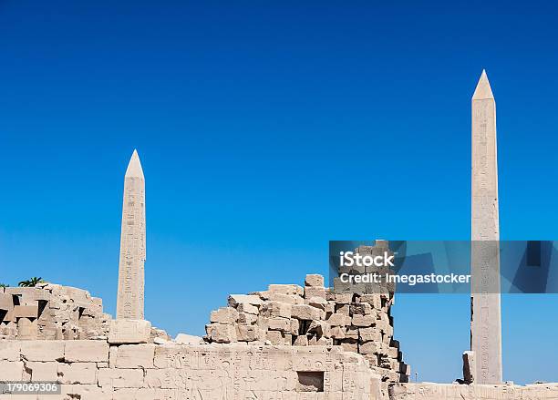 Tempel Von Karnak Ägyptenaußenansichtelemente Stockfoto und mehr Bilder von Afrika - Afrika, Amon, Architektur