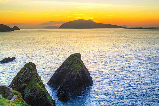 istock Sunset over Dingle Peninsula in Ireland 179069524