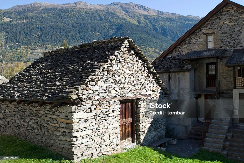 Steinhaus - Lizenzfrei Agrarbetrieb Stock-Foto