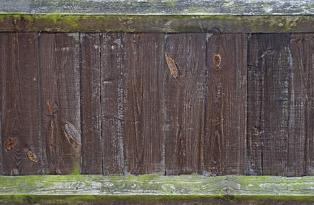 old fence background stock photo