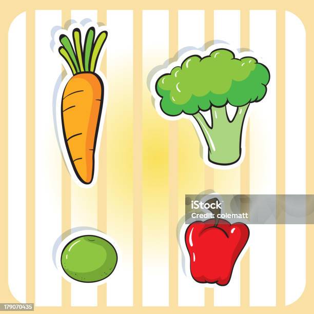Légumes Vecteurs libres de droits et plus d'images vectorielles de Agriculture - Agriculture, Aliment, Brassicaceae