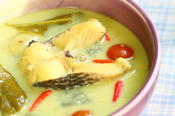 istock Soup with fish and coconut milk 179070605