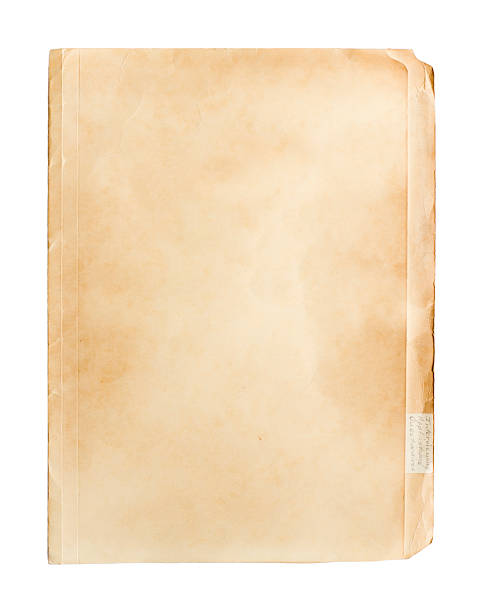 Old File Folder An aged file folder isolated on white old file folder stock pictures, royalty-free photos & images