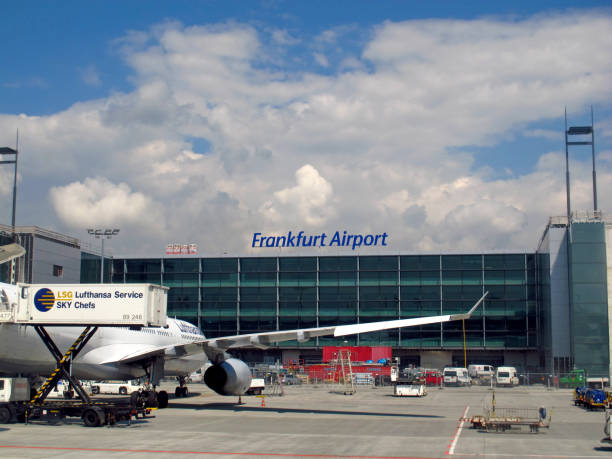 Frankfurt, Germany - 11 Jul 2011: The airport in Frankfurt, Germany
