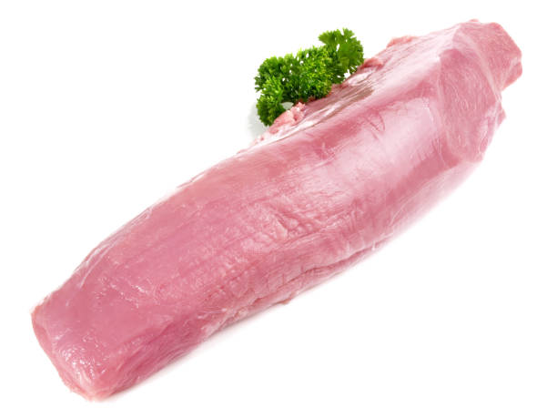 istock Pork Meat - Fillet on white Background - Isolated 1790718115