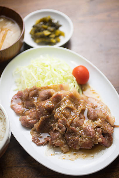 istock Japanese Cuisine Pork Shogayaki 179072162