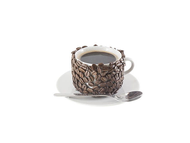 istock Cup of coffee,decorated by grains . 179072427