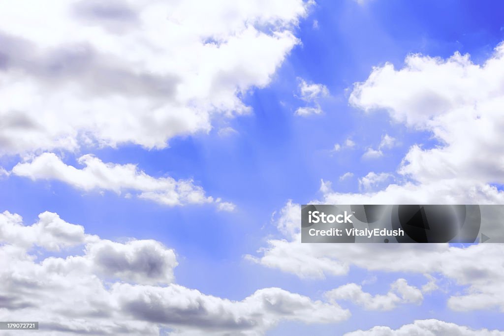 Bela céu com nuvens brancas. - Royalty-free Ambiente Foto de stock