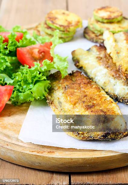 Fried Mackerel Stock Photo - Download Image Now - Appetizer, Baked, Cooked