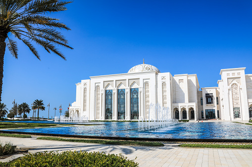 The UAE's parliamentary center and presidential office