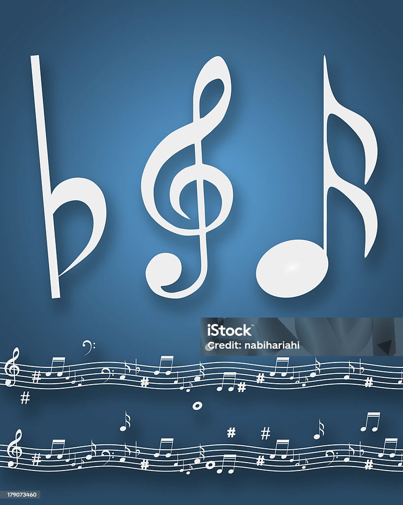 La música Nota - Foto de stock de Acorde libre de derechos