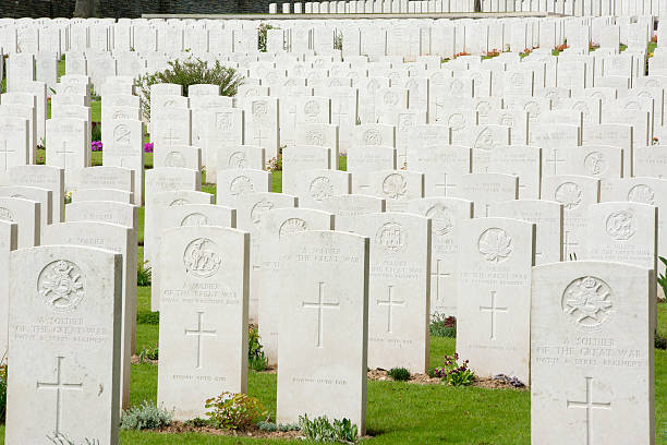 istock Commonwealth war graves in France 179073892