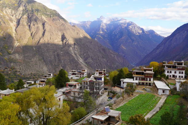 istock village in Sichuan 1790738967