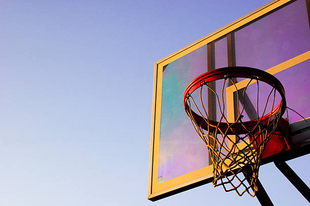 basketball hoop glory stock photo