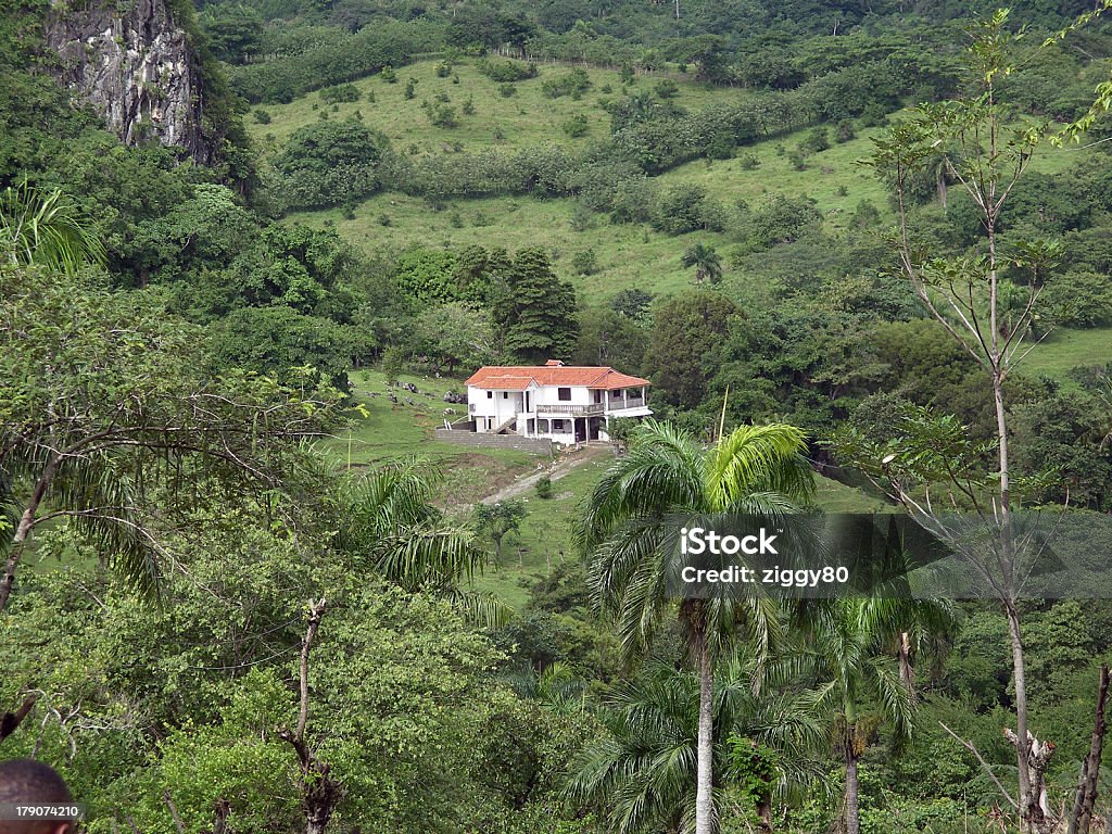 House in the tropic House in Dominican Republic in the middle of rain forest/mountain. Dominican Republic Stock Photo