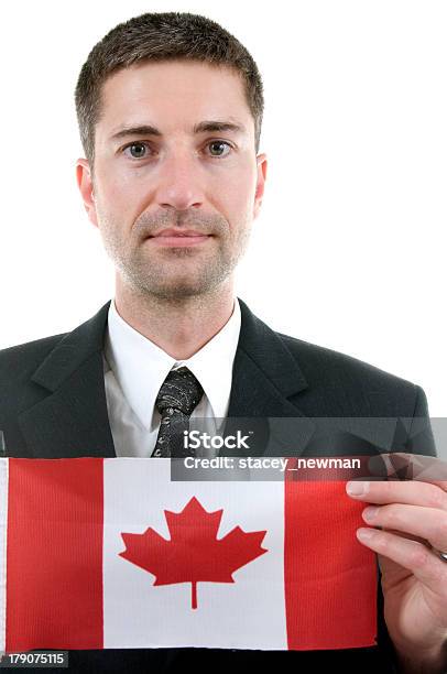 Canadian Business Stock Photo - Download Image Now - Businessman, Canadian Flag, Achievement