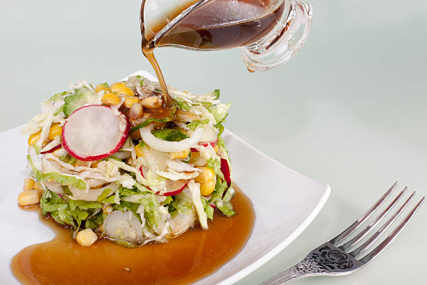 istock Vegetable salad with soy sauce. 179075584
