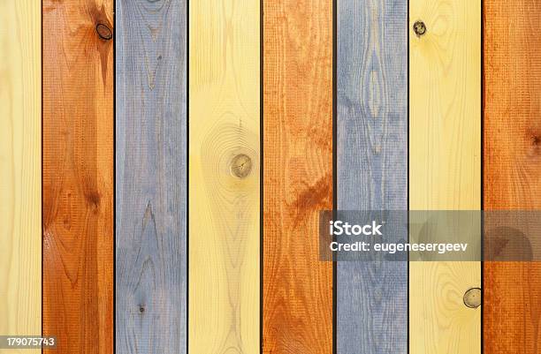 Background Texture Of Colorful Wooden Lining Boards Wall Stock Photo - Download Image Now