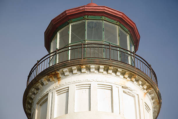 North Head Light house close up stock photo