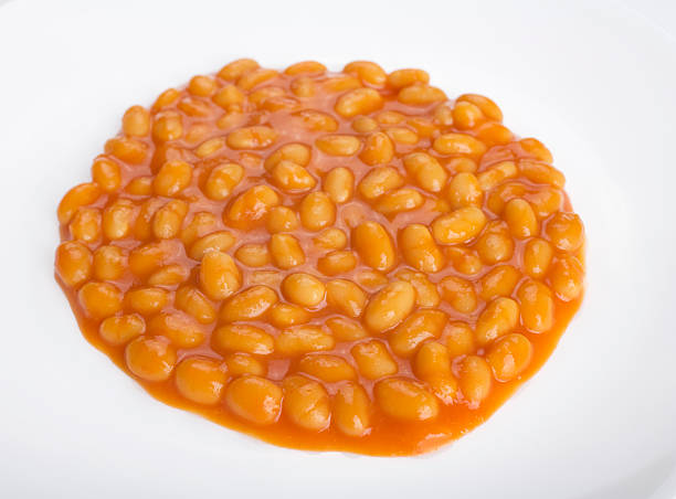 istock Baked Beans on a White Plate with Clipping Path 179076746