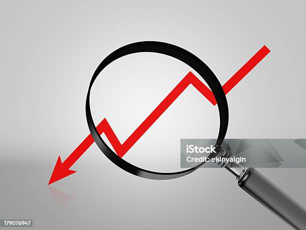 Diagramm Pfeil Nach Unten Bewegen Stockfoto und mehr Bilder von Analysieren - Analysieren, Entdeckung, Erforschung