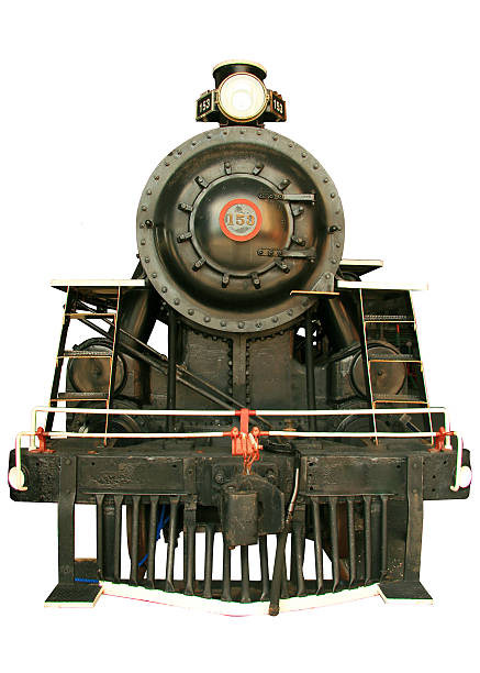 istock Black steam locomotive 179077113