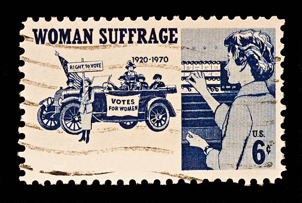 女性 suffrage 郵便切手 - suffragette ストックフォトと画像