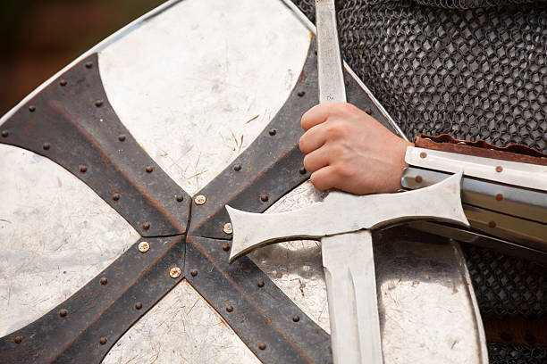 istock Knight. Photo in vintage style 179077845