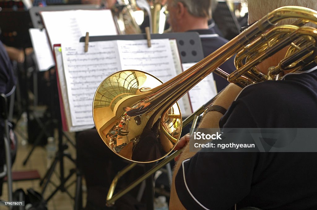 Street tromba Orchestra - Foto stock royalty-free di Jazz