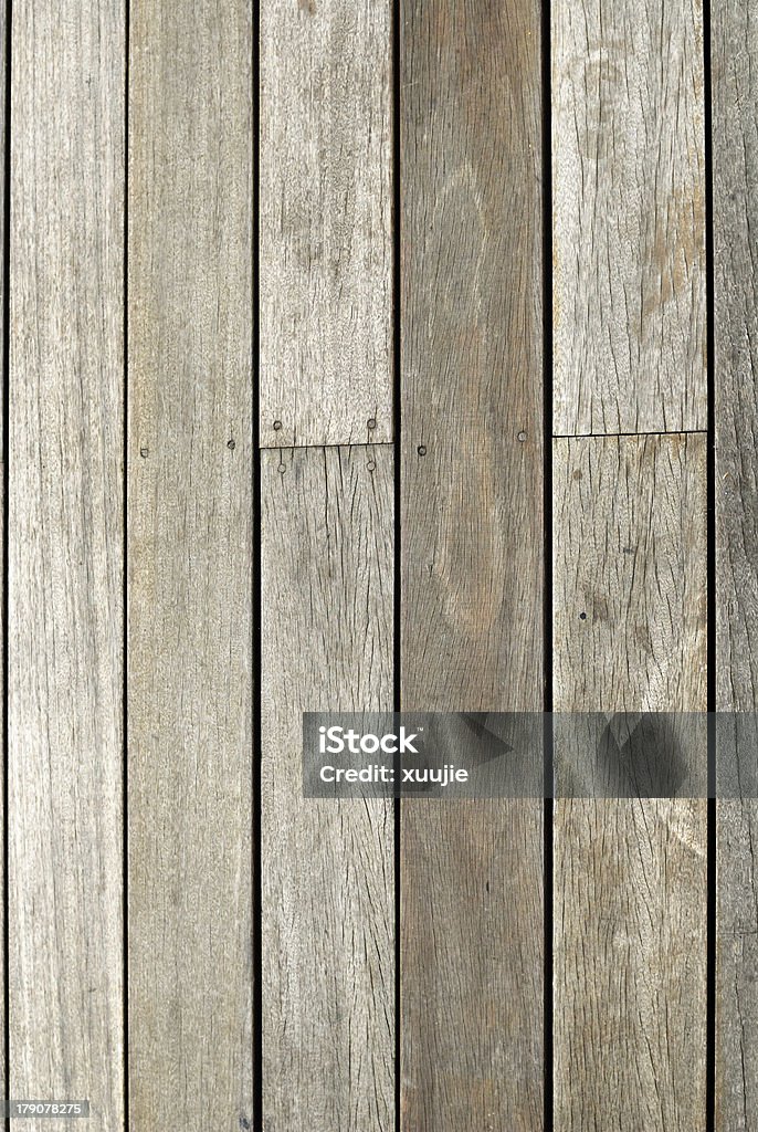 Wood Floor wood floor at outdoor Architectural Feature Stock Photo