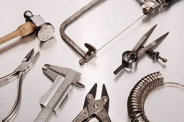 инструменты изделий - work tool pliers scribe equipment стоковые фото и изображения