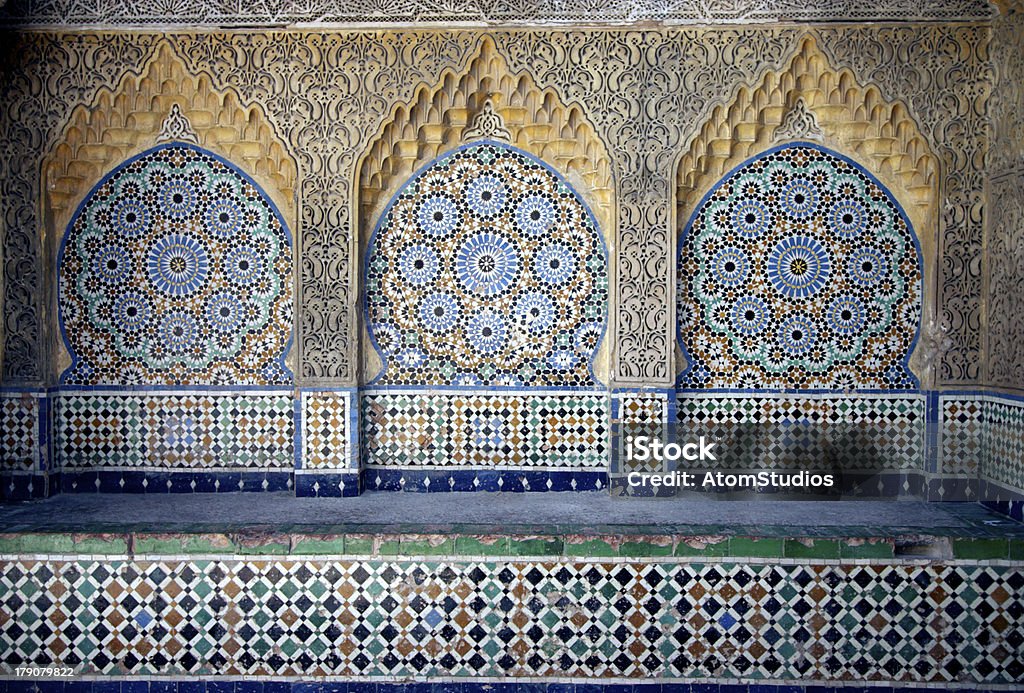 Mosaico en kasbah - Foto de stock de Tánger libre de derechos