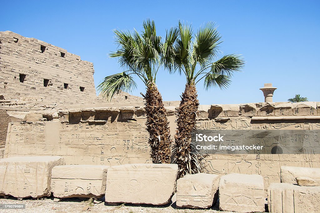 Templo de Karnak, Egito-Exterior elementos - Royalty-free Ao Ar Livre Foto de stock