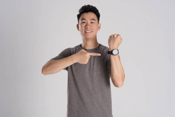 istock Image of Asian man exercising on white background 1790799967