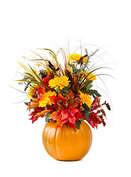 istock Pumpkin flower arrangement 179080266