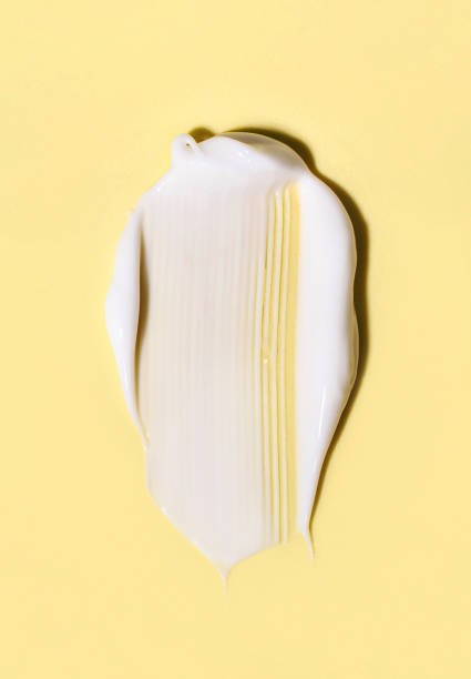 istock cosmetic smears cream texture on pastel background 1790805538