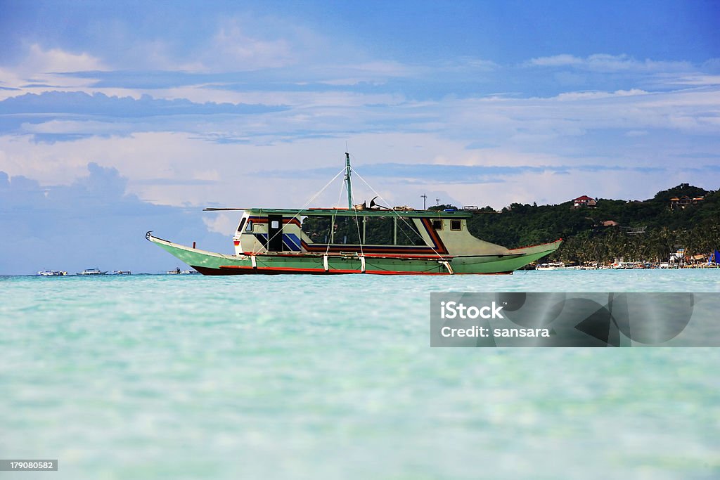 Barco tradicional das Filipinas - Foto de stock de Areia royalty-free