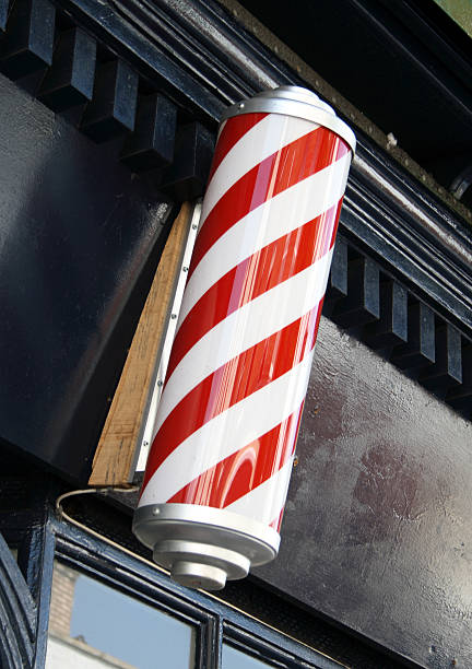 Barber's Pole stock photo