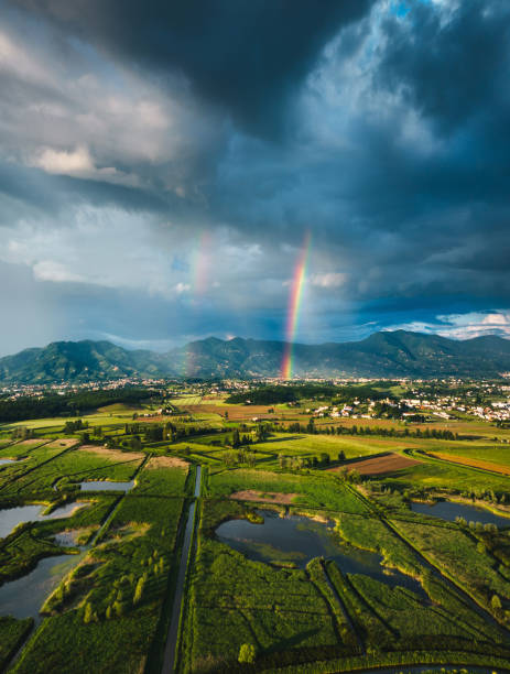 istock rainbow in the countryside 1790810353