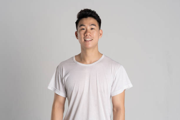 istock Portrait of Asian man posing on white background 1790814533