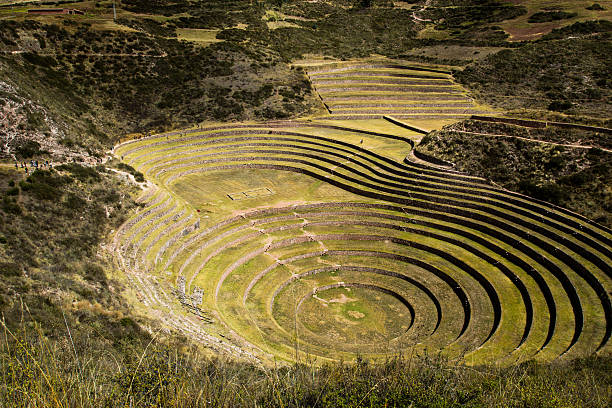 istock Peru, Moray, ancient Inca circular terraces. 179082759