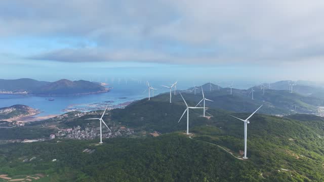 Island wind power, offshore new energy