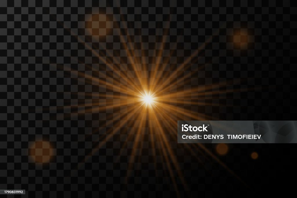 Realistic Light Rays Solar Lens Flares With Realistic Light Light Ray Flash Effect ...